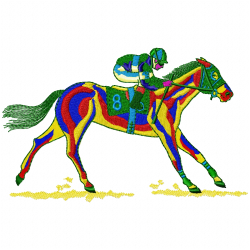Horses Embroidery Design 8 Horses Embroidery Design 8